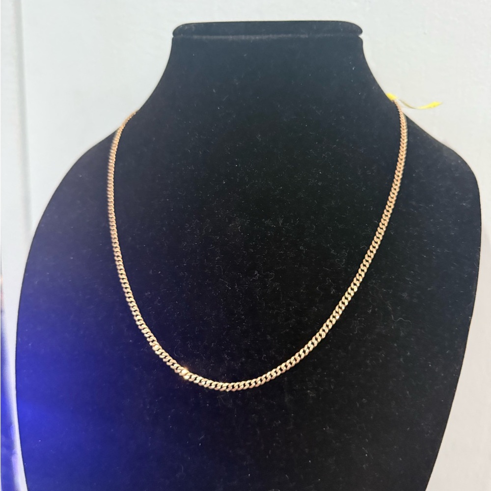 Solid 18k Gold Chain Necklace